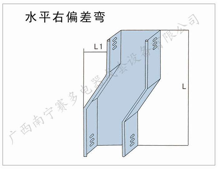 水平右偏差弯